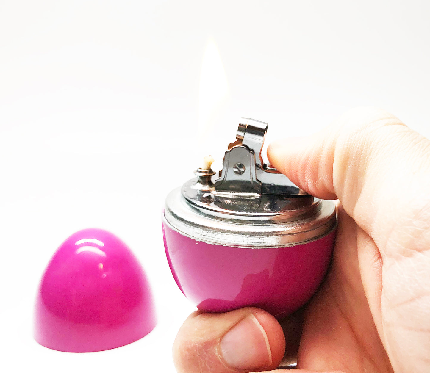 1950s Purple Egg Shaped Table Lighter