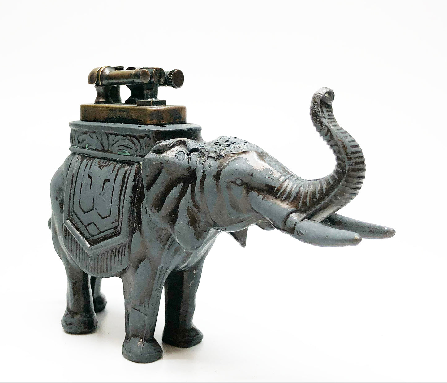1930s Elephant-Shaped Mogul Brand Table Lighter