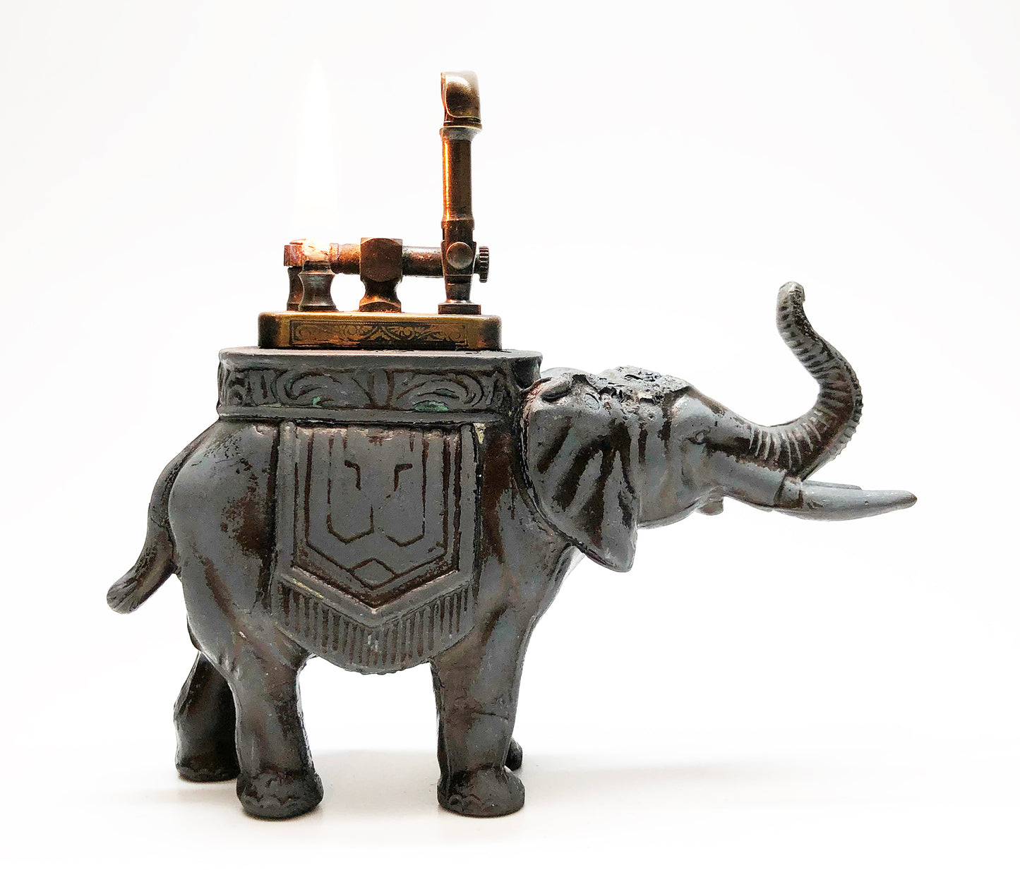 1930s Elephant-Shaped Mogul Brand Table Lighter