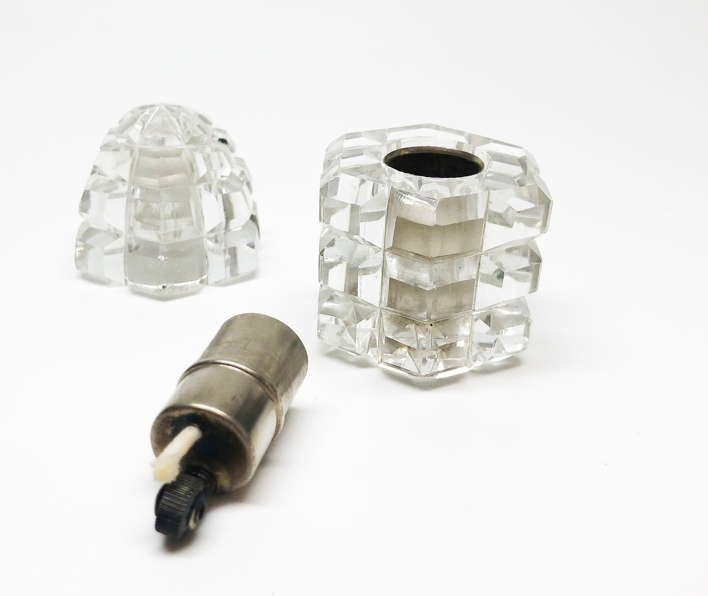 1930s Glass Strikalite Table Lighter