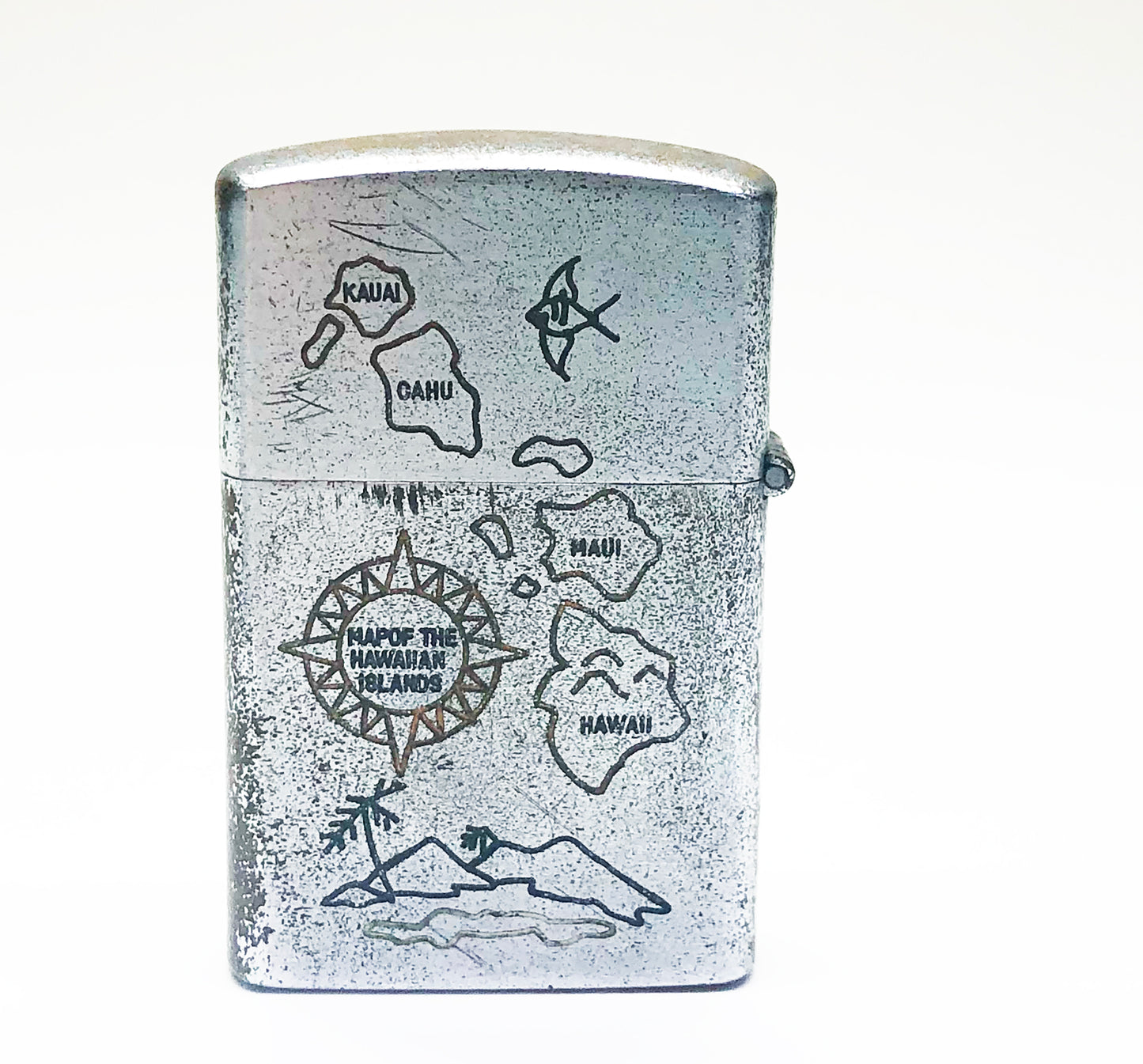 1961 Hand Engraved Mini Hawaii Lighter
