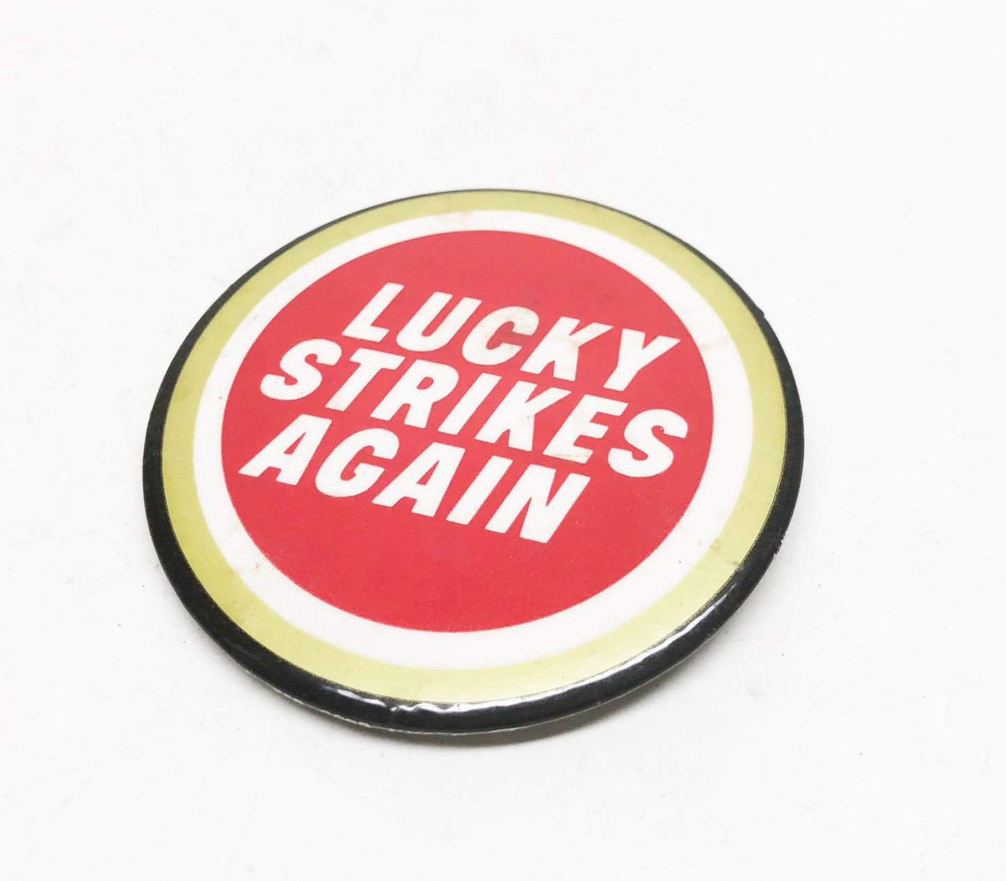 Rare Lucky Strike 1950s Pinback Button