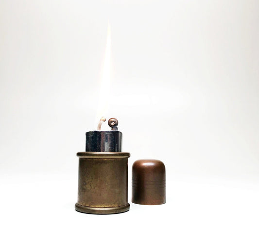 1940s Brass Unmarked Table Lighter