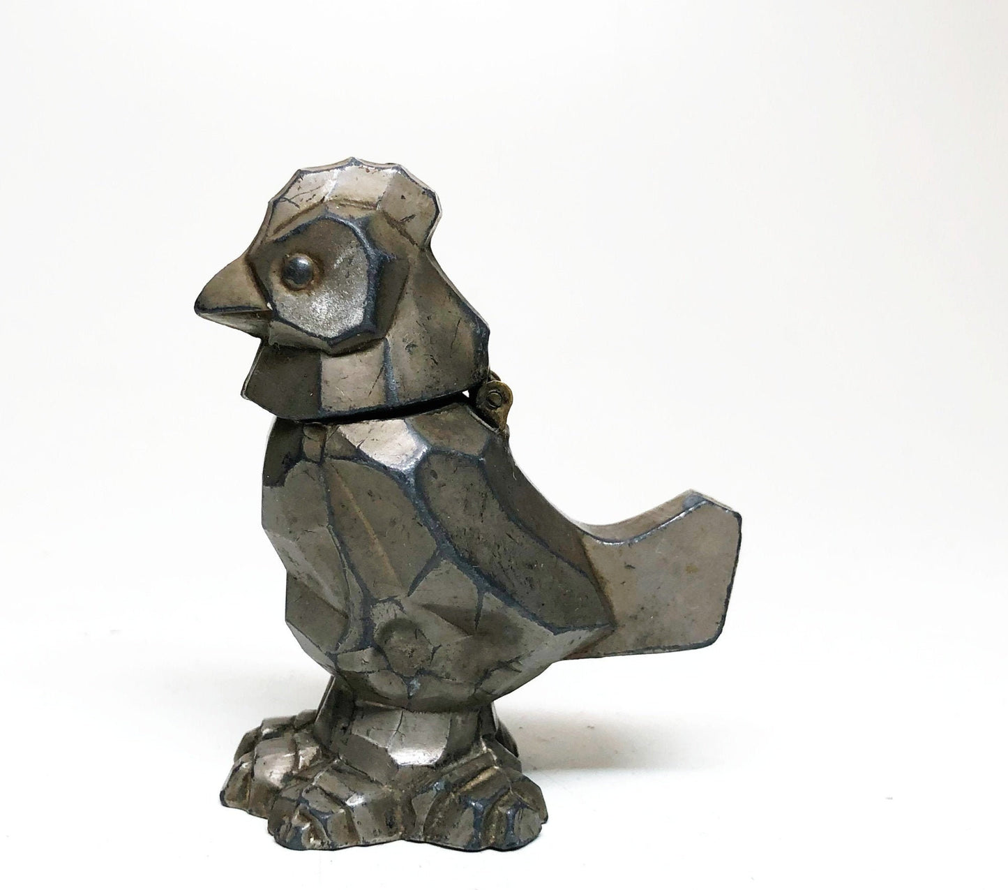 VINTAGE CHICKEN LIGHTER - Working Antique Occupied Japan Rare Rooster Figural Japanese Made Metal Table Lighter