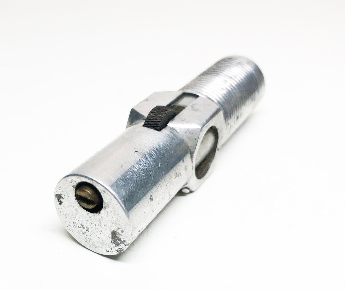 WORKING NIMROD PIPELITER - Vintage 1950s Antique Old Aluminum Pipe Lighter, Made in usa