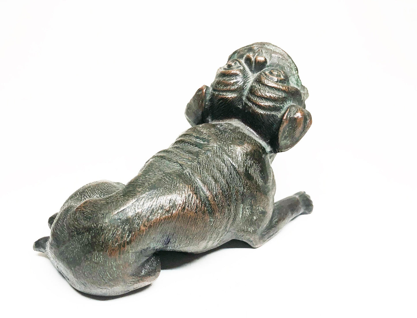 Antique Pug Dog Ashtray