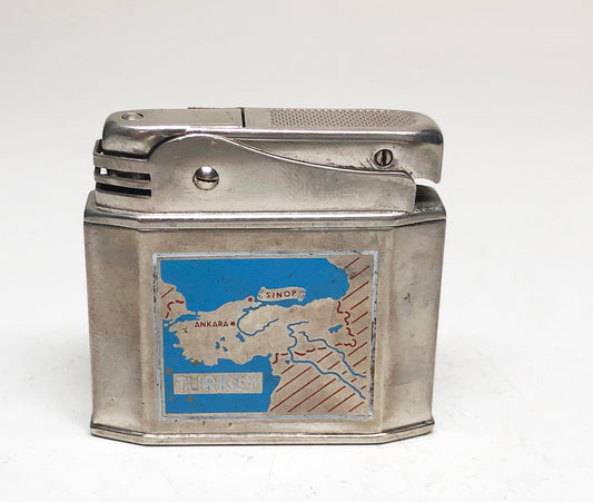 1940s Turkey Map Augusta Brand Lighter