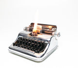 WORKING TYPEWRITER LIGHTER - Rare Vintage 1950's Figural Occupied Japan Table Type Writer Lighter