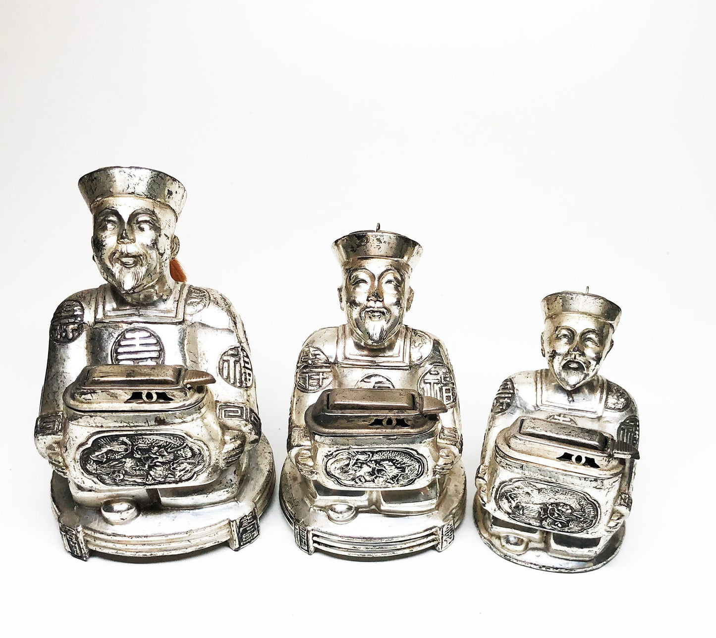 Asian Man 3-Piece 1950s Lighter Set
