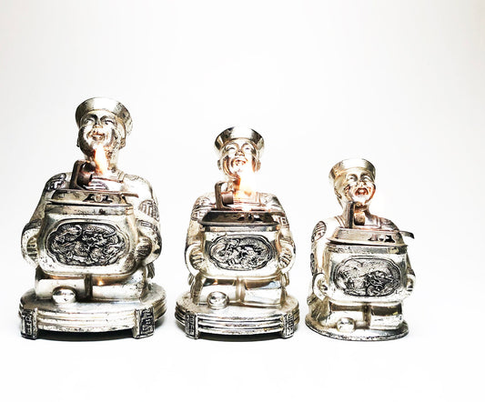 Asian Man 3-Piece 1950s Lighter Set