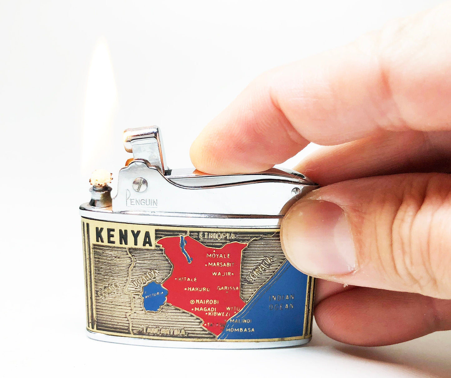 1950s Kenya Ronson Adonis Style Japanese Made Lighter