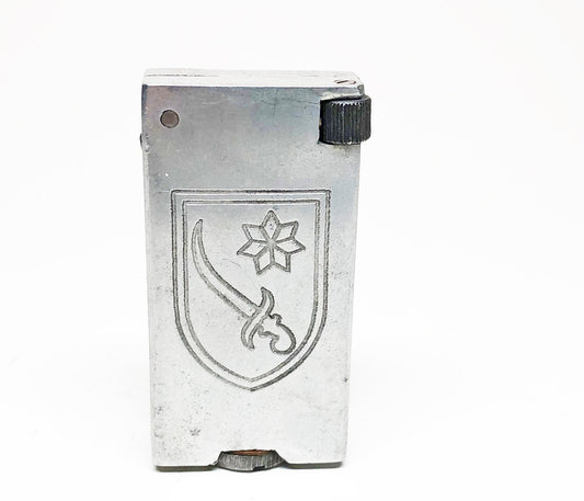 1940s Sword and Flower Aluminum Block Lighter