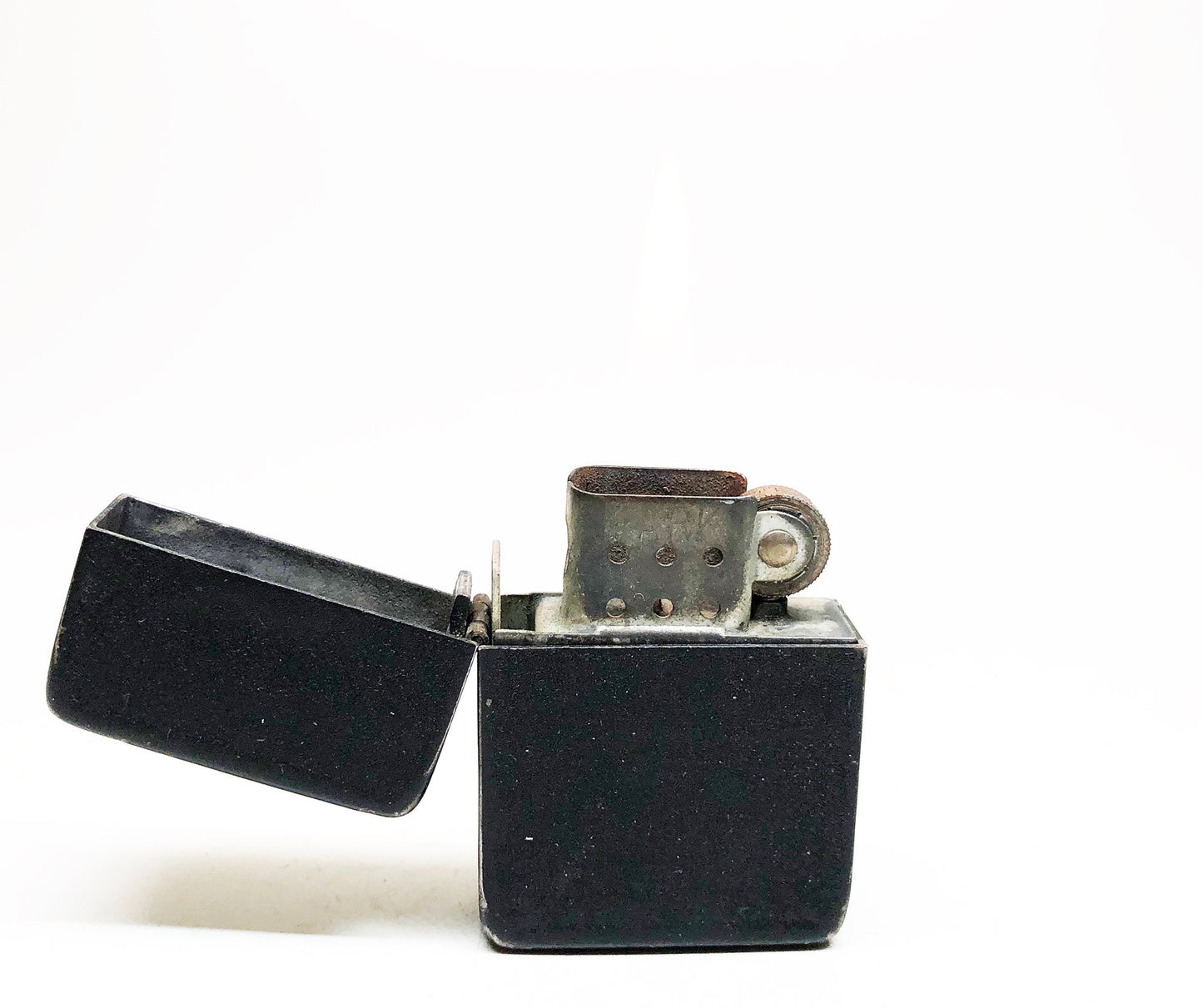 1940s Black Out Park Sherman Flip Top Lighter w/ Box