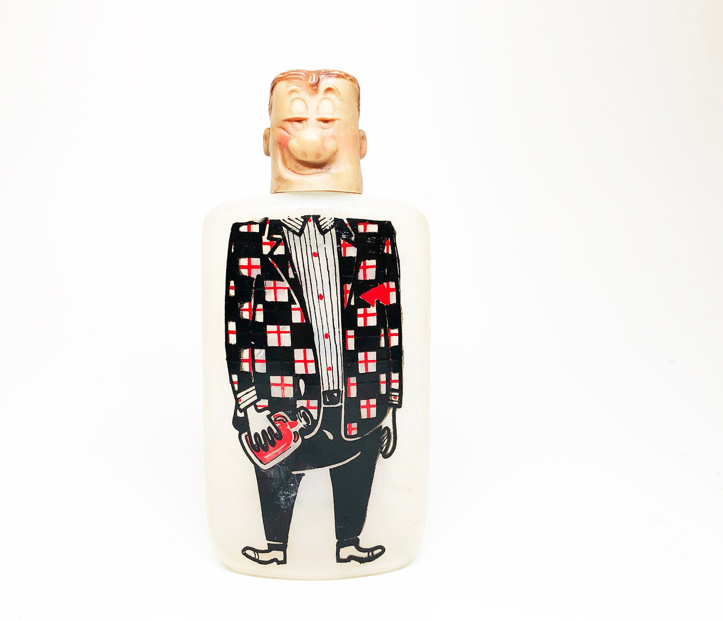 1950s Hip Nip 6 Ounce Novelty Flask