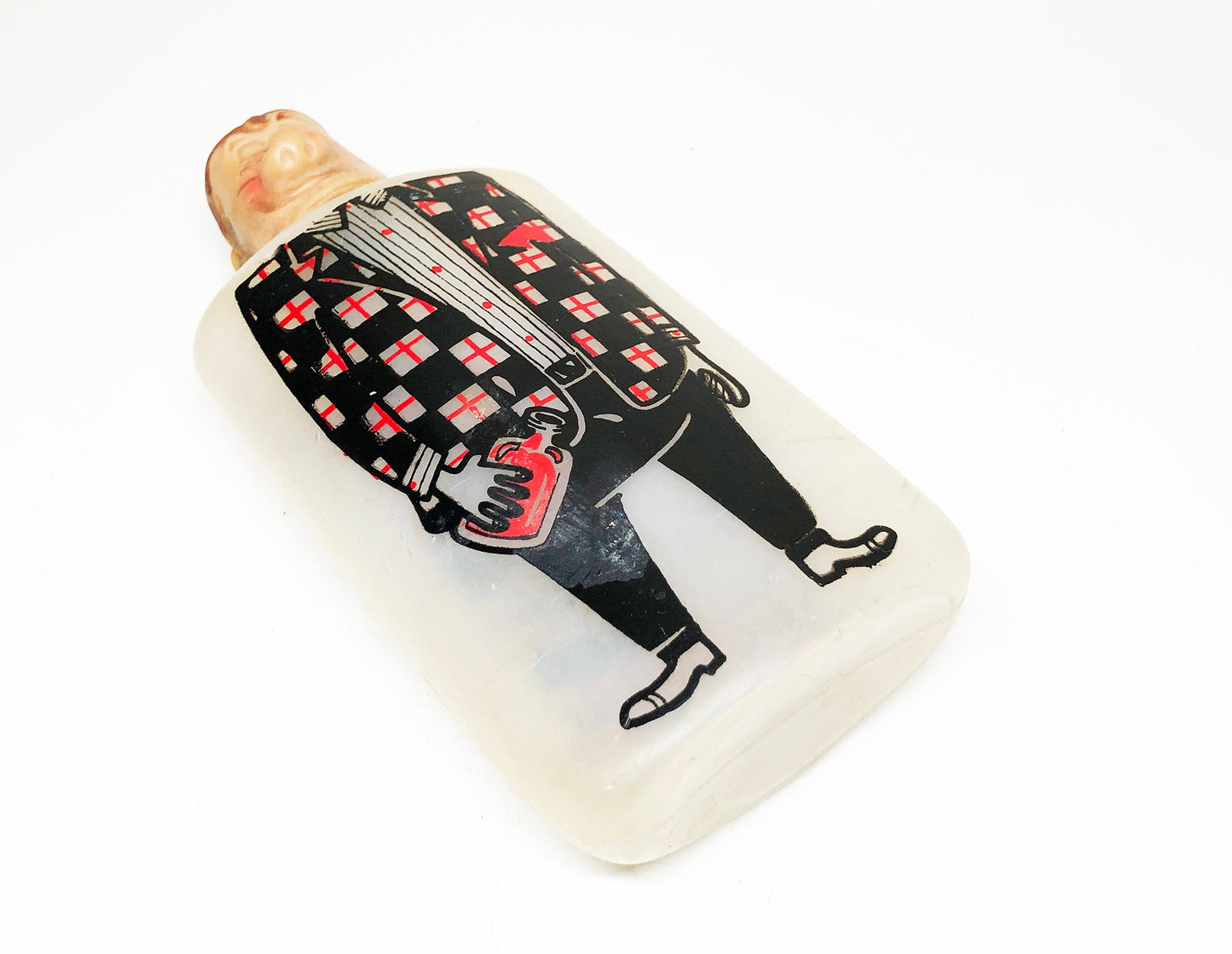 1950s Hip Nip 6 Ounce Novelty Flask