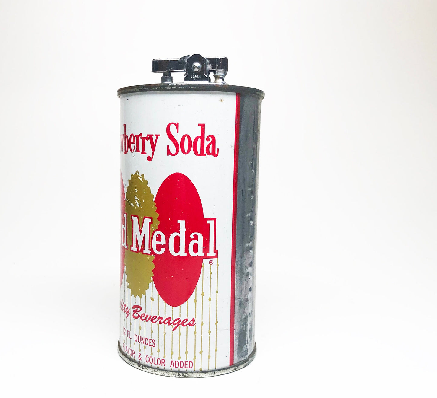 Gold Medal Strawberry 1950s Soda Can Lighter