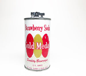 Gold Medal Strawberry 1950s Soda Can Lighter