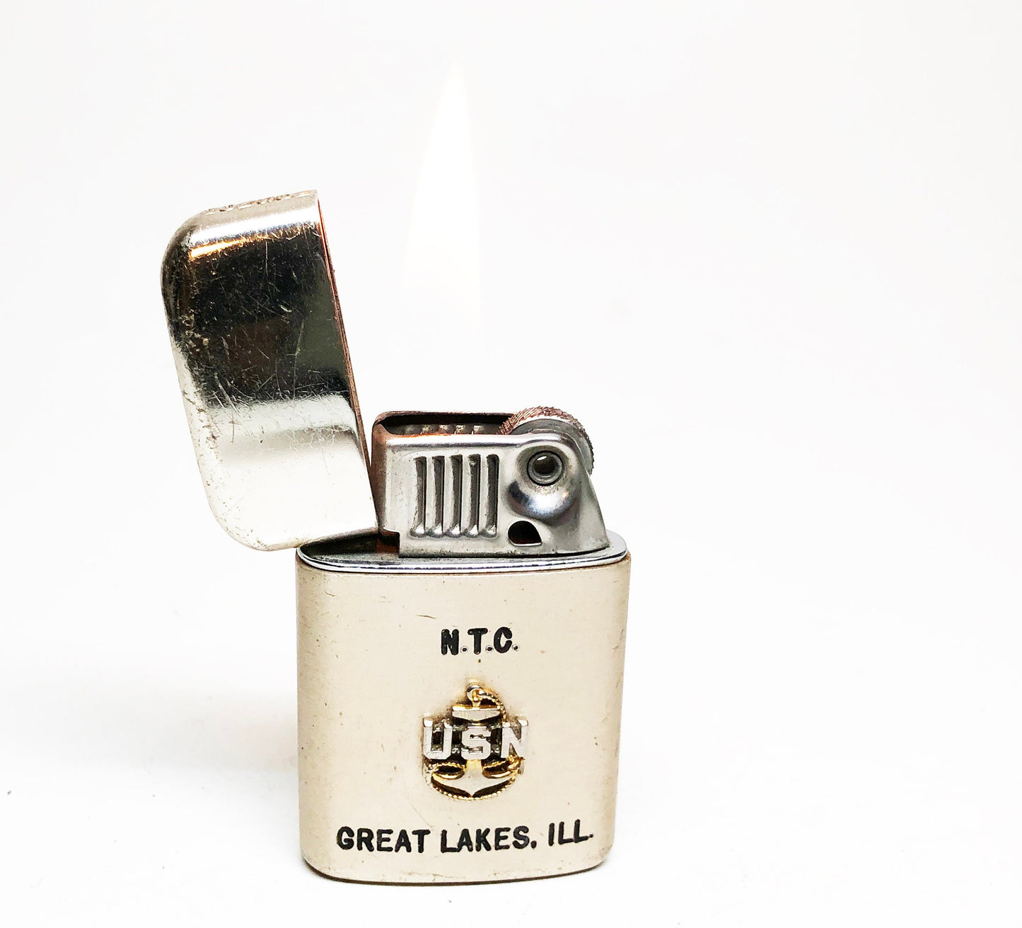 Ronson Typhoon Navy Lighter