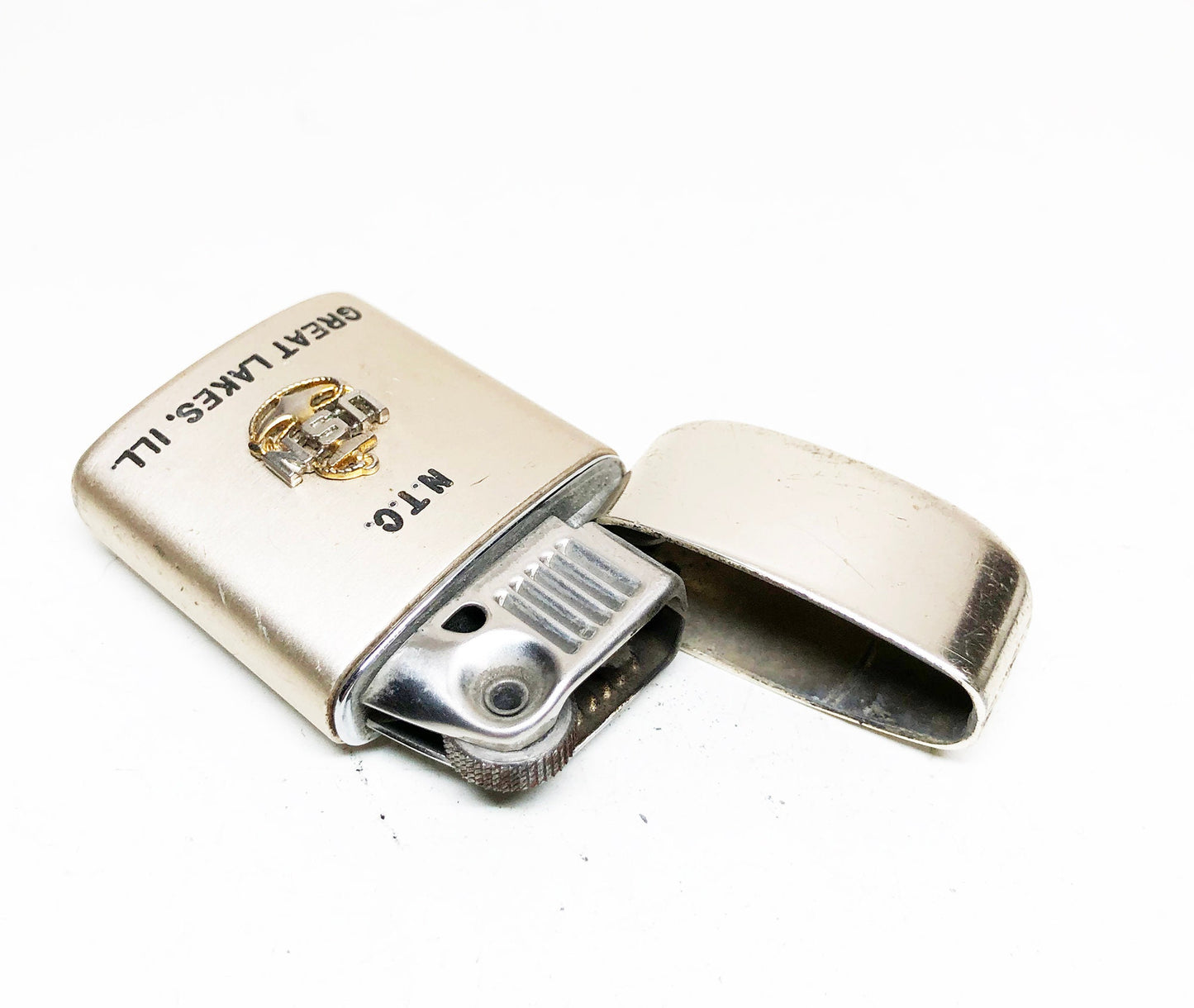 Ronson Typhoon Navy Lighter