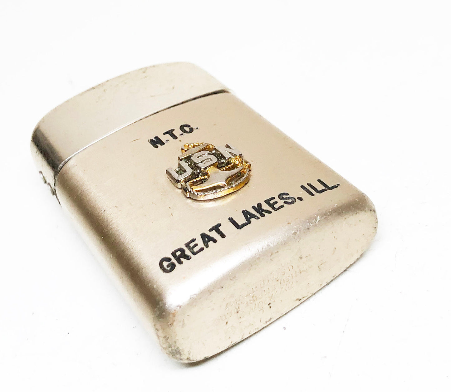 Ronson Typhoon Navy Lighter