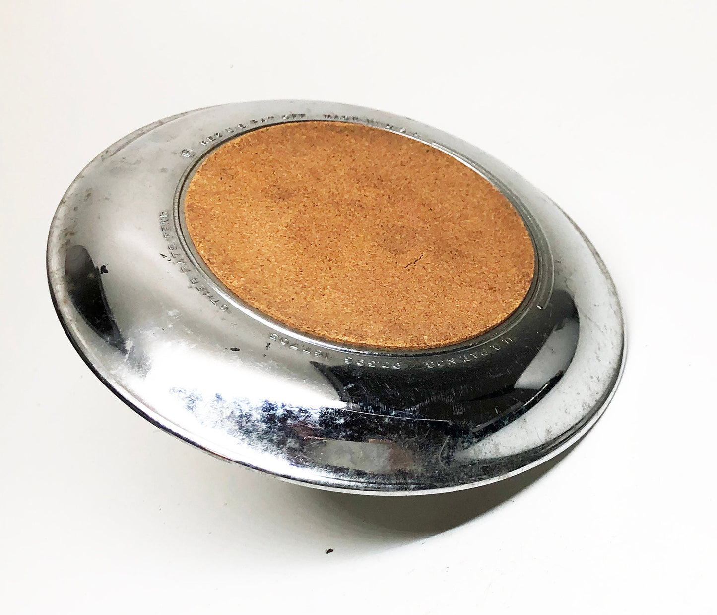 WBF Pincherette Ashtray / Coin Tray - Rare NYC Workmen's Benefit Fund Advertising 1950s Union Ash Tray - Antique Tobacciana