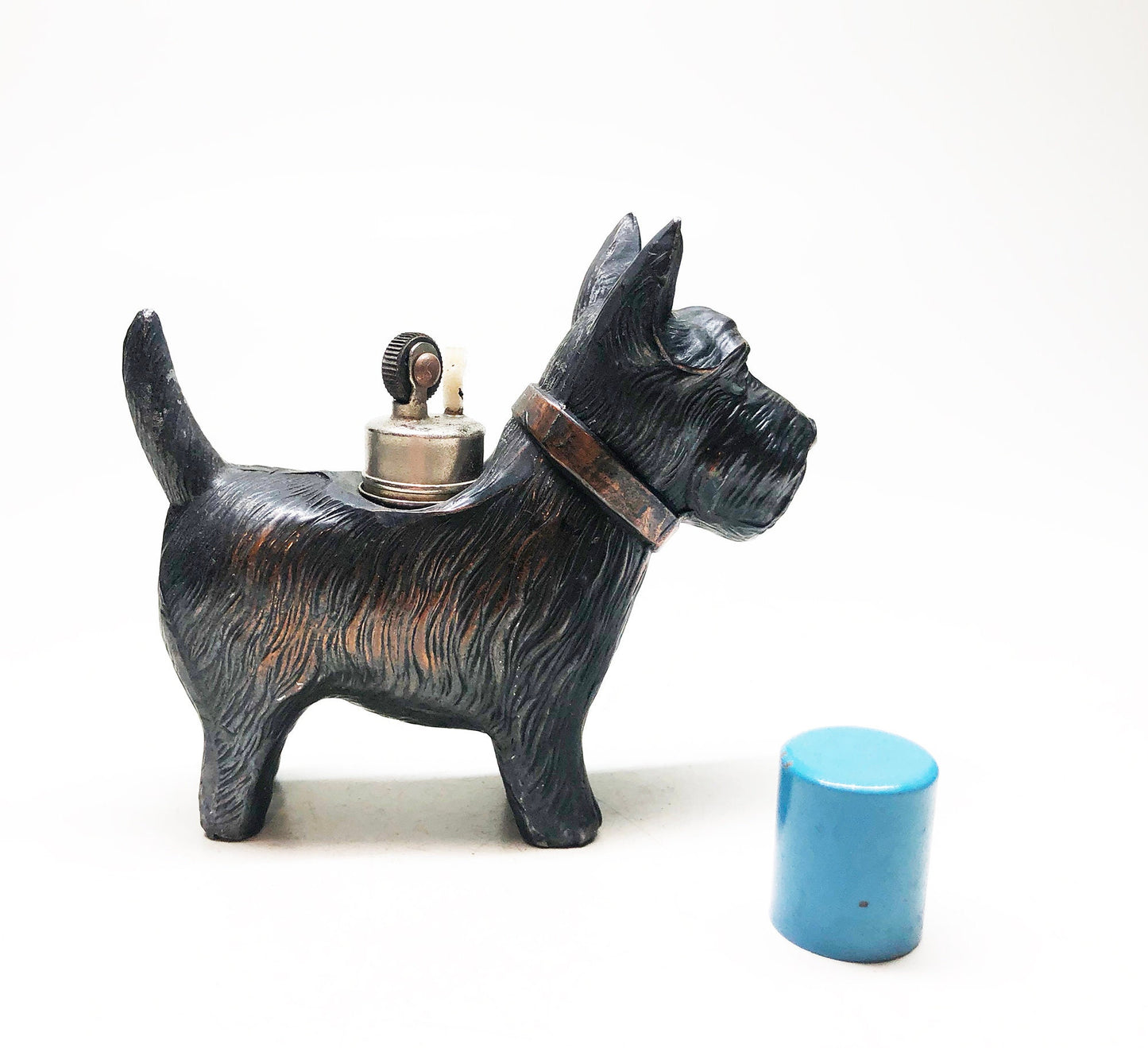 Figural Terrier Scottie Dog 1950s Japanese Table Lighter