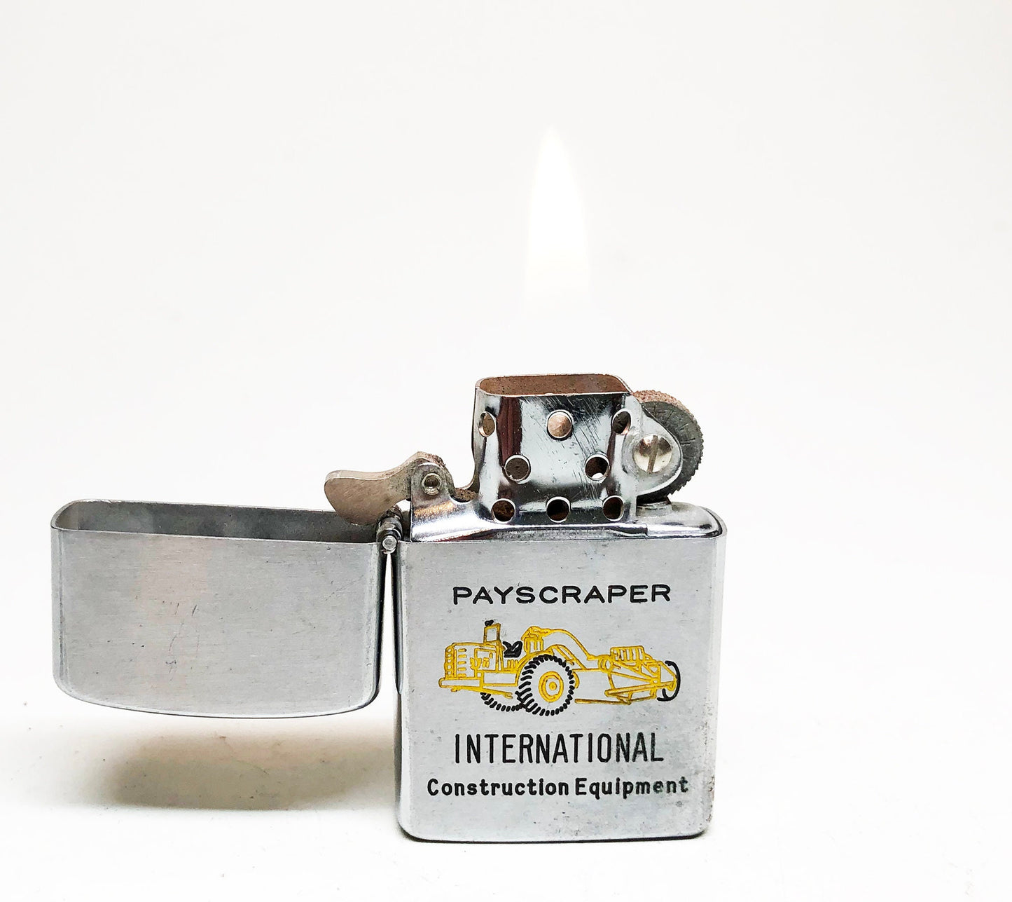 1950s Payscraper International Harvester Mini Flip-Top Lighter