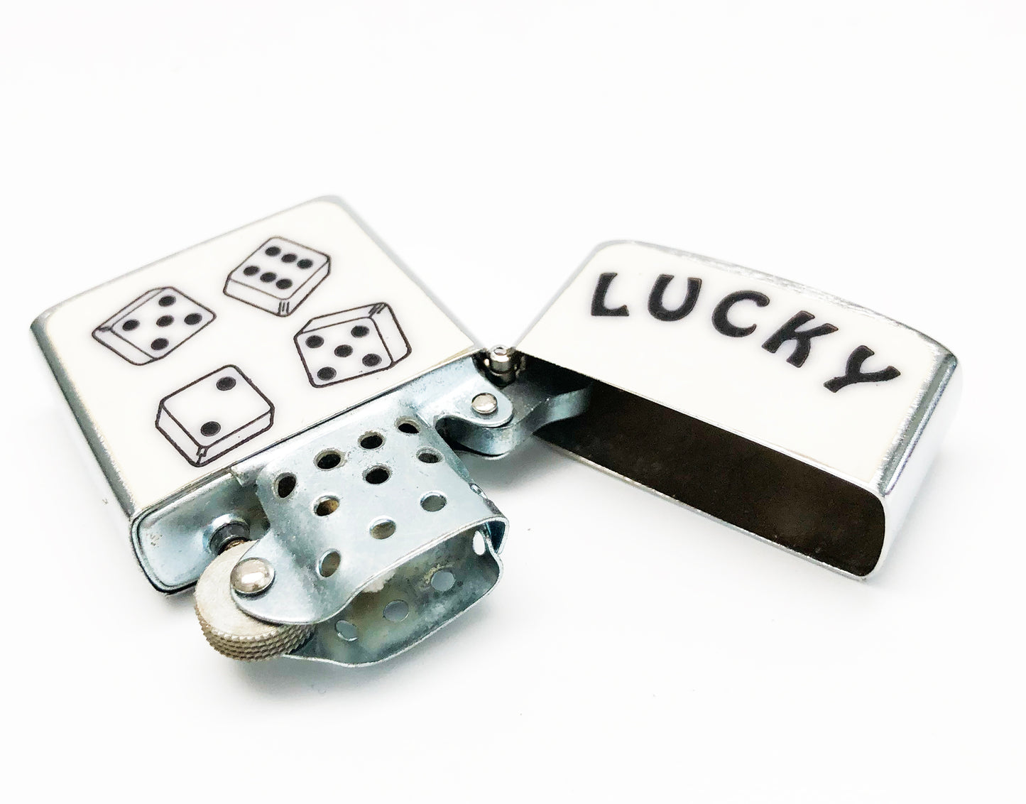 1960s Gambling Lucky Dice Lighter