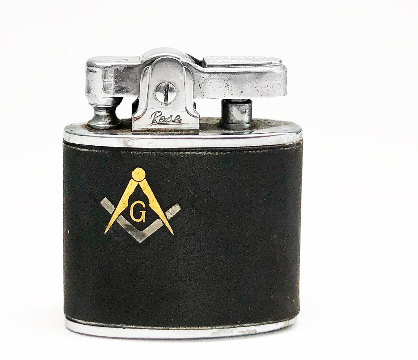 1950 Square and Compass Masonic Lighter in Original Box