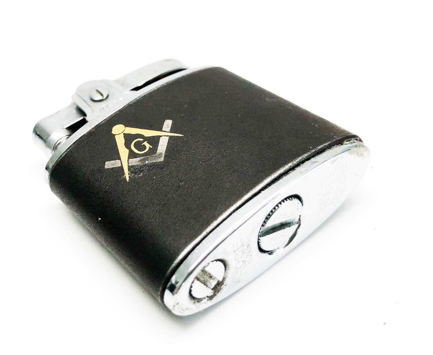 1950 Square and Compass Masonic Lighter in Original Box