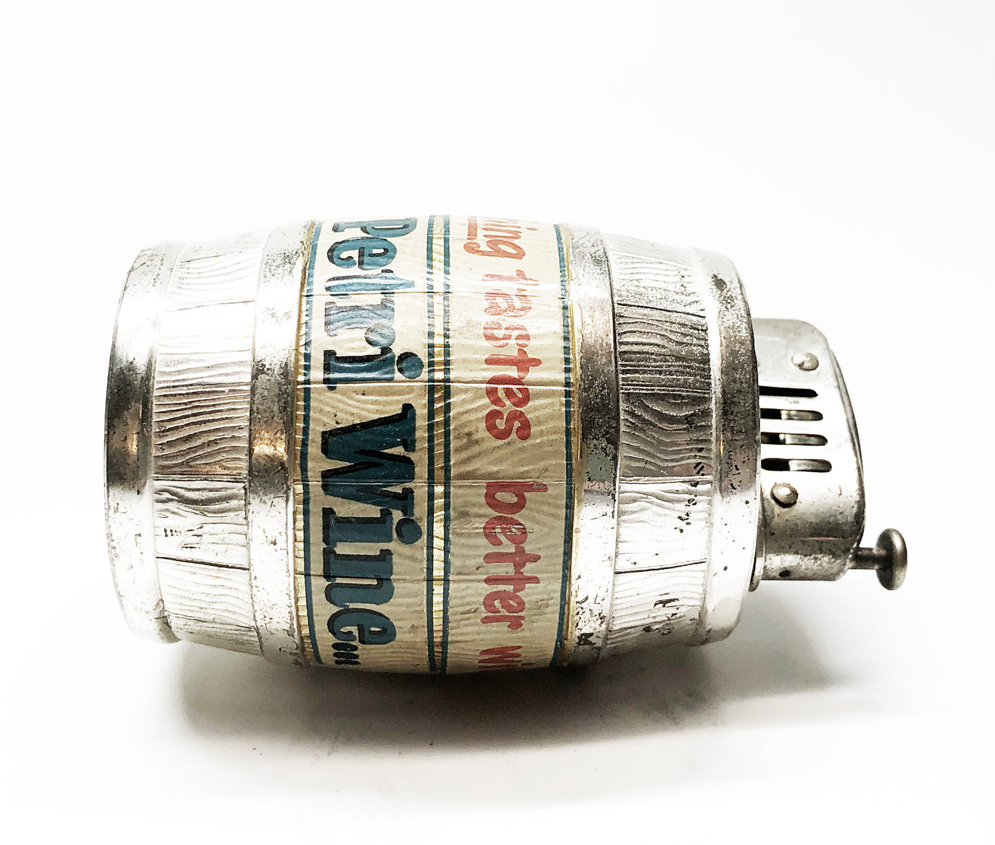 1950s Petri Wine Barrel-Shaped Japanese Figural Lighter