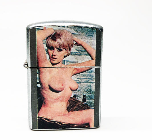 1950s Pinup Girl Flip Top Lighter