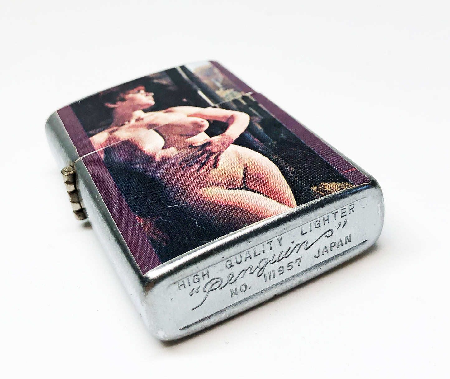 1950s Pinup Girl Flip Top Lighter