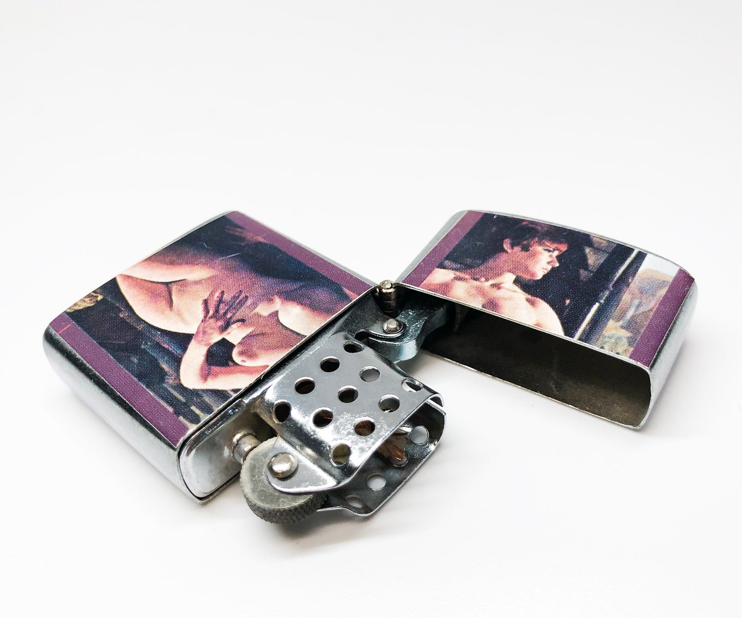 1950s Pinup Girl Flip Top Lighter