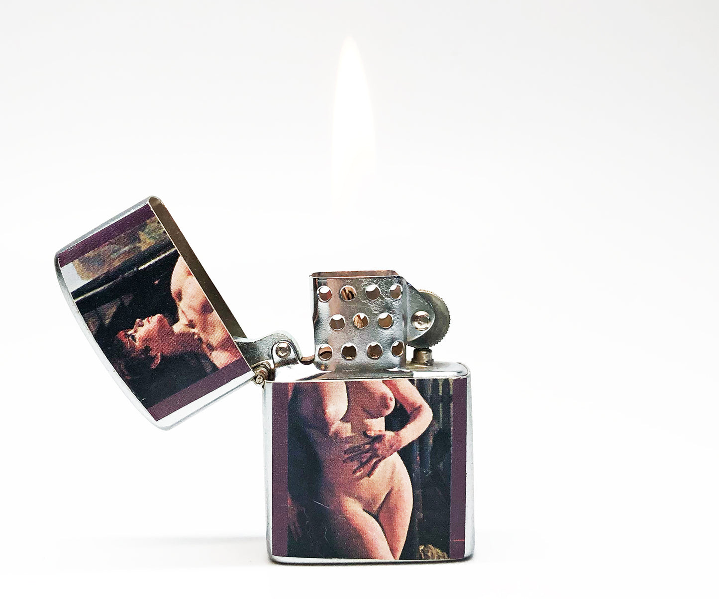 1950s Pinup Girl Flip Top Lighter