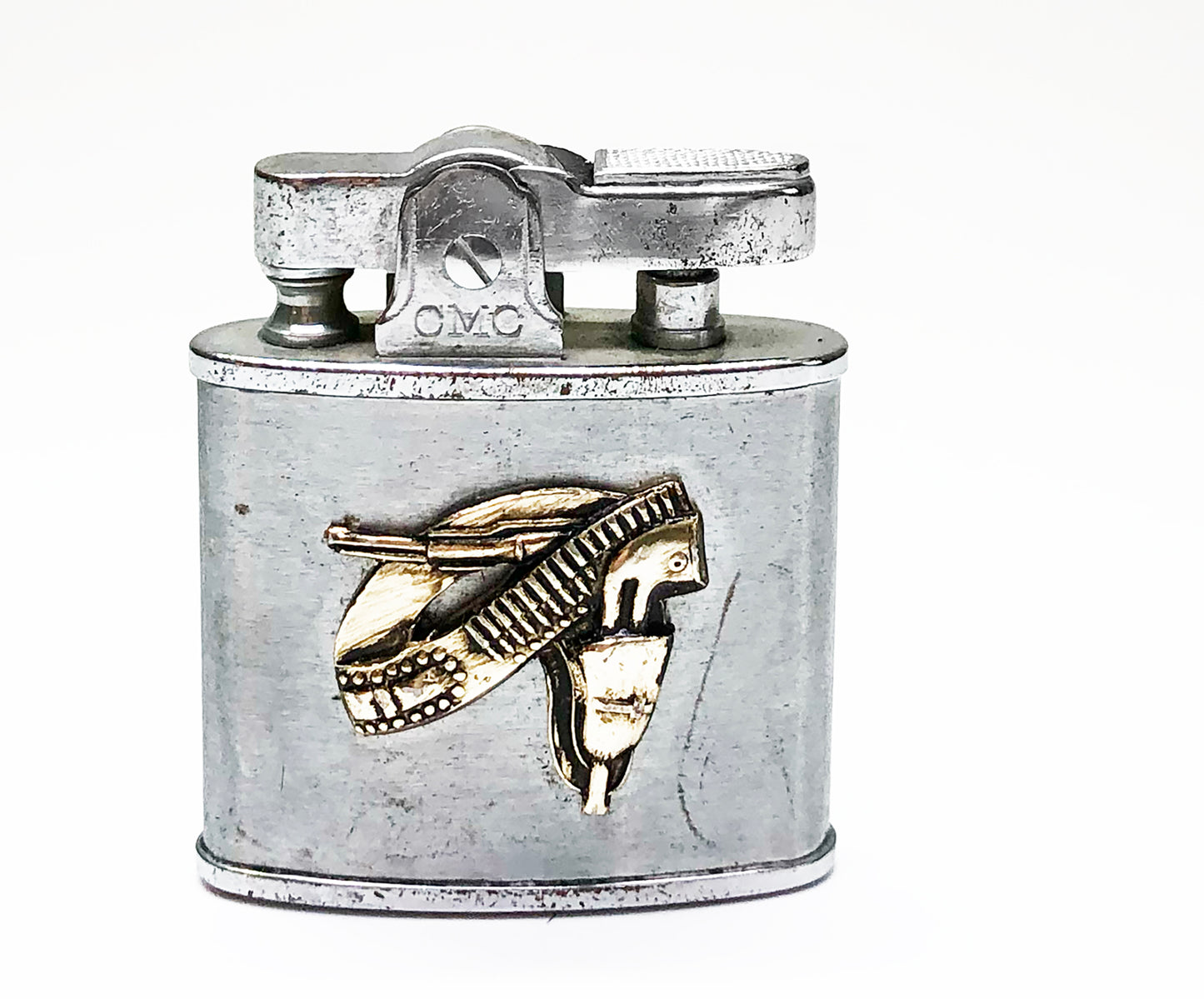Pistol and Holster 1950s CMC Lighter