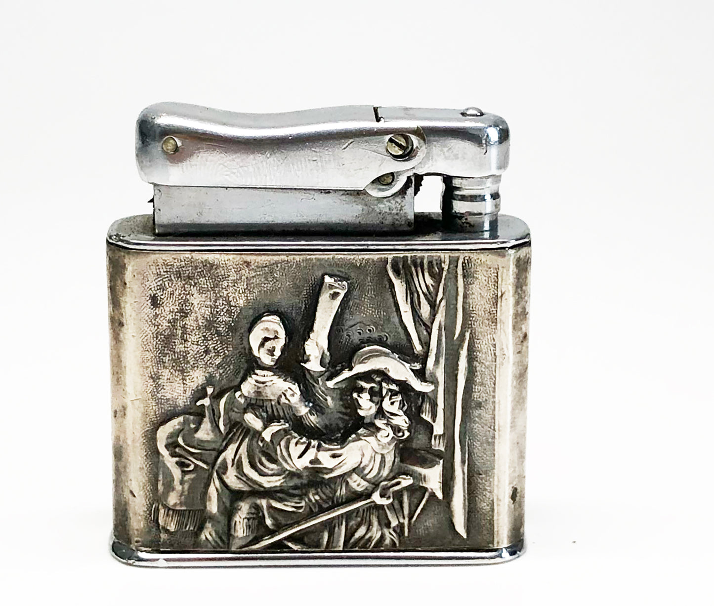 Sterling Silver Sleeved Ibelo Monopol 1940s German Lighter