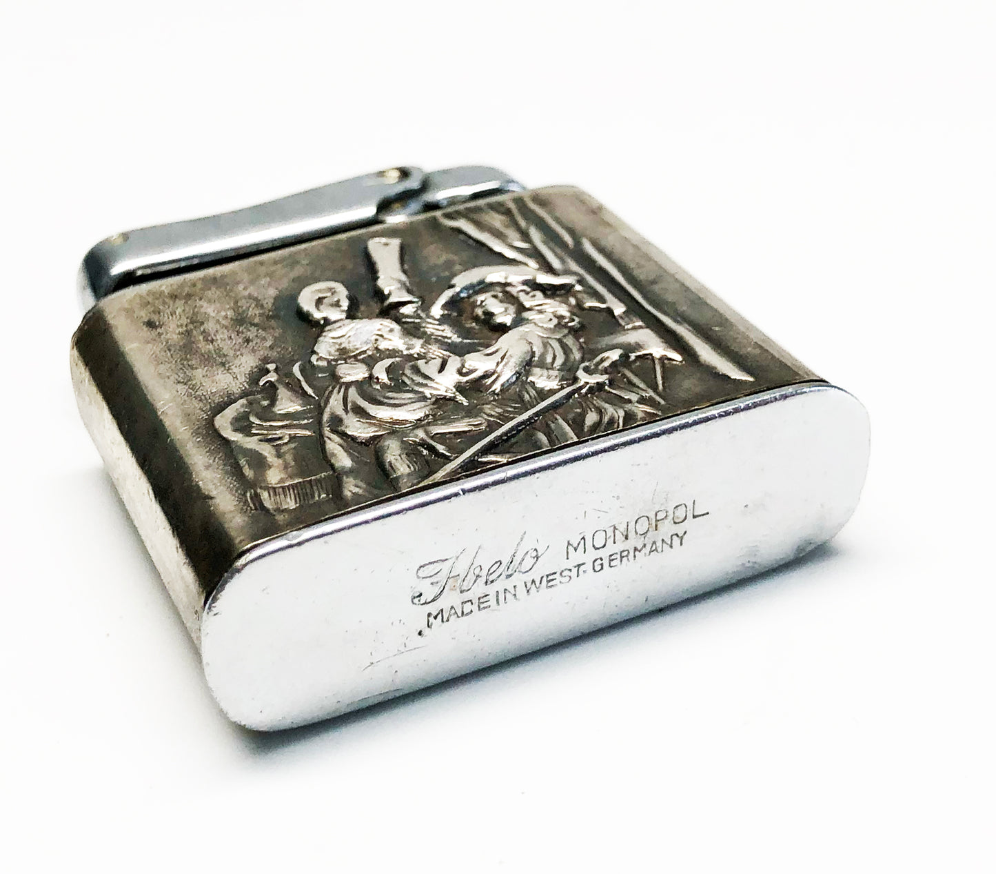 Sterling Silver Sleeved Ibelo Monopol 1940s German Lighter