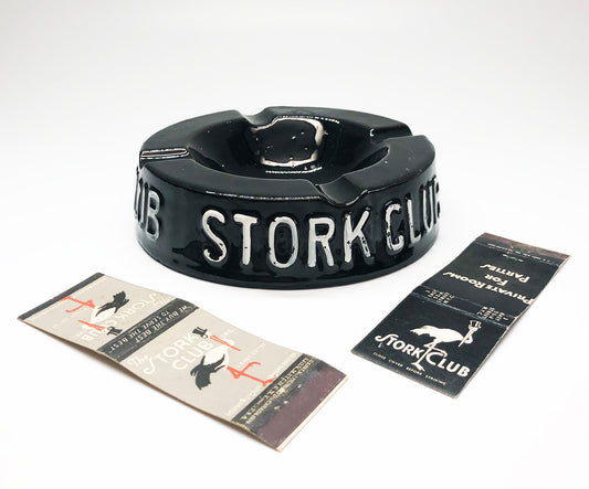 1940s Stork Club Ashtray and Matchbooks